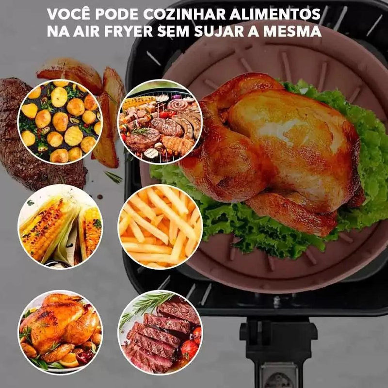 KIT COM 6 CAPAS PROTETORAS DE DIFERENTE TAMANHOS PARA AIRFRYER