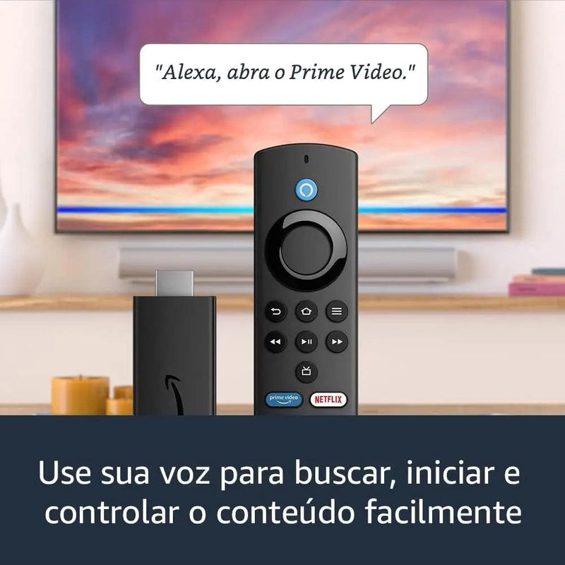 Fire TV Stick Lite  da Amazon | Streaming em Full HD com Alexa Integrada | Comando Por Voz