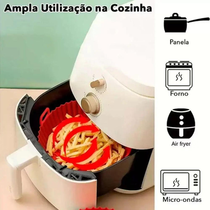 KIT COM 6 CAPAS PROTETORAS DE DIFERENTE TAMANHOS PARA AIRFRYER