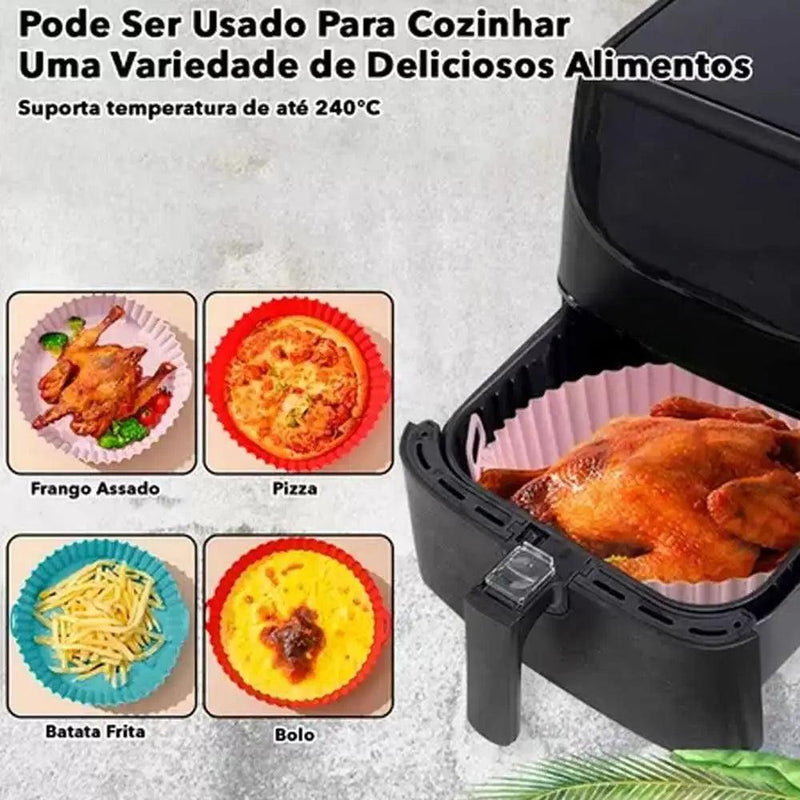 KIT COM 6 CAPAS PROTETORAS DE DIFERENTE TAMANHOS PARA AIRFRYER