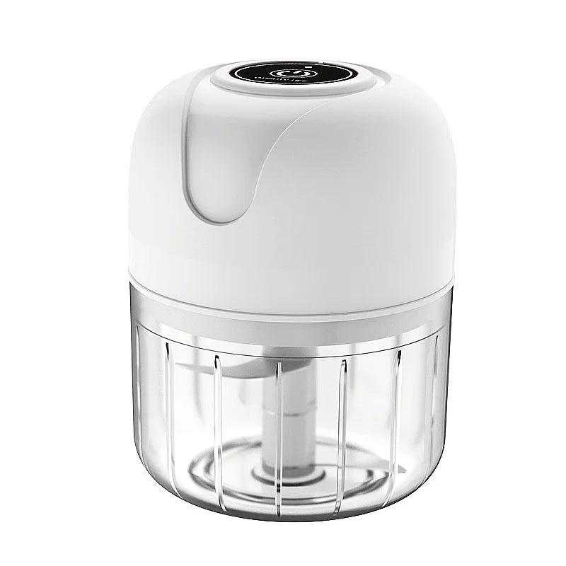 Mini Processador Elétrico Moedor de Carne, Vegetais, Alho, Fruta,, Amendoim. Recarregável USB de 250ml