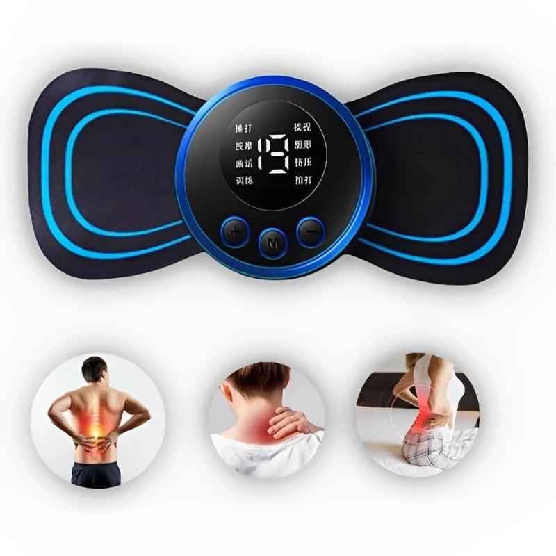 MINI MASSAGEADOR ELÉTRICO PORTÁTIL. EXCELENTE PARA ALÍVIO DA DOR MUSCULAR