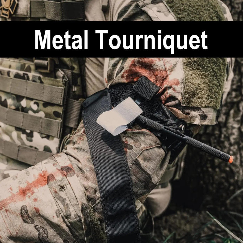 Torniquete Tático Reforçado Com Molinete De Metal, Costura, Trauma, Combate, Emergência