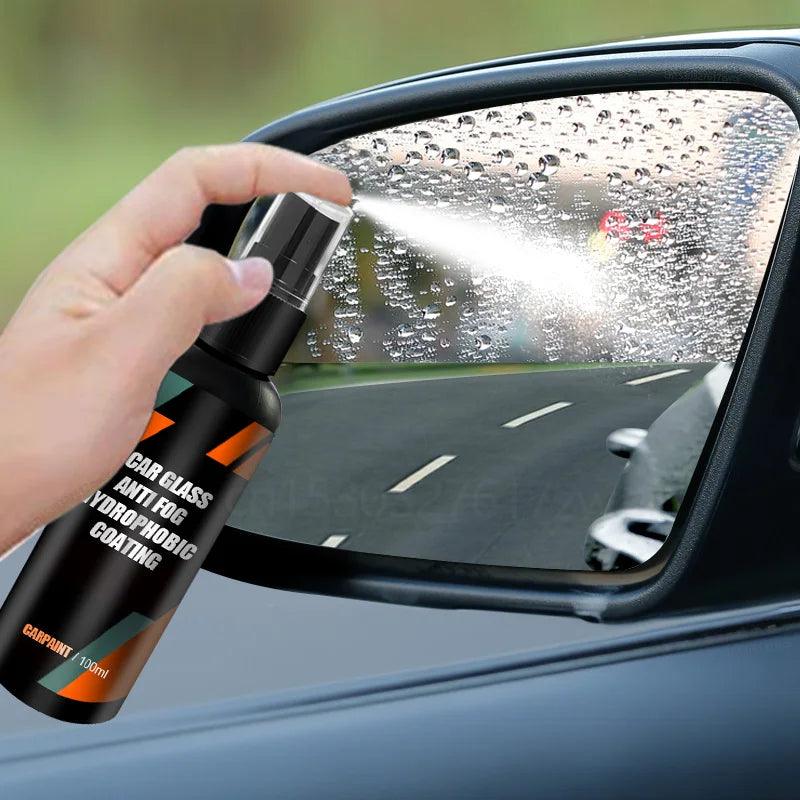 Spray repelente de água para automóveis, revestimento anti-chuva para vidro de carro, líquido hidrofóbico anti-chuva para carro, espelho de para-brisa