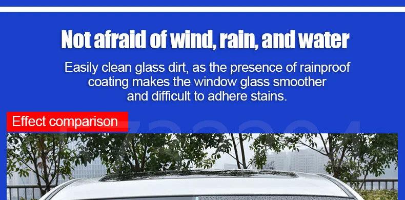 Spray repelente de água para automóveis, revestimento anti-chuva para vidro de carro, líquido hidrofóbico anti-chuva para carro, espelho de para-brisa