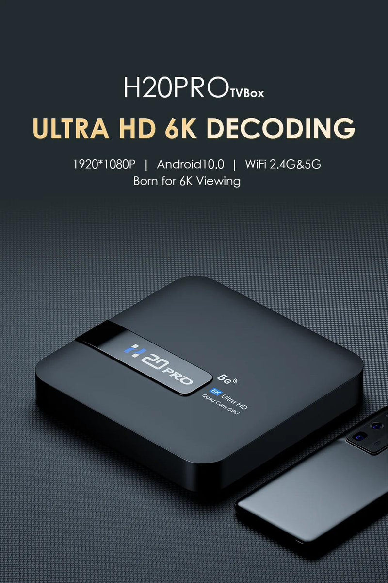 TV BOX INTELIGENTE ANDROID, 4K 6K 3D, WIFI 1080P