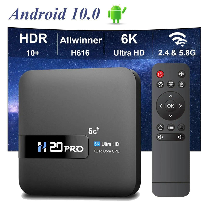 TV BOX INTELIGENTE ANDROID, 4K 6K 3D, WIFI 1080P