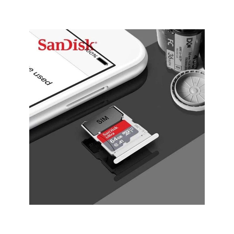 CARTÃO DE MEMÓRIA SANDISK ULTRA A1 8gb / 16gb / 32gb / 64gb/ 128gb /256gb/ 512gb