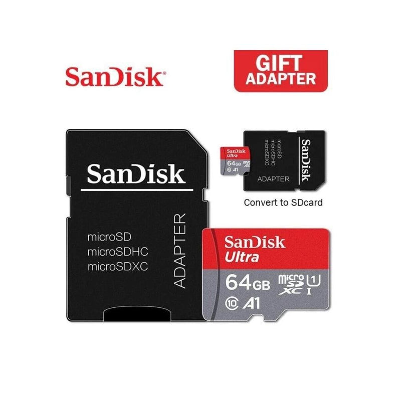 CARTÃO DE MEMÓRIA SANDISK ULTRA A1 8gb / 16gb / 32gb / 64gb/ 128gb /256gb/ 512gb