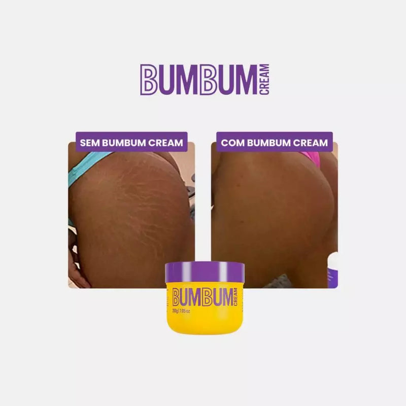 BUBUM CREAM - TRATAMENTO CONTRA ESTRIAS E CELULITE